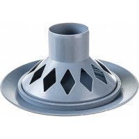 Вентиляционный зонт RTP 50 мм, серый 40368