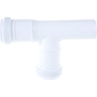 Канализационный тройник RTP D 32х32 мм, 87 град, белый 36384