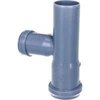 Канализационный тройник RTP D 40х32 мм, 87 град, серый 36382