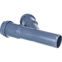 Канализационный тройник RTP D 32х32 мм, 45 град, серый 36427