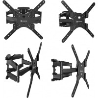Наклонно-поворотный кронштейн для телевизора 40-75 ONKRON M5 Black M5B