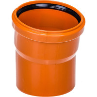 Отвод наружной канализации RTP 110 мм, 15 градусов 36657