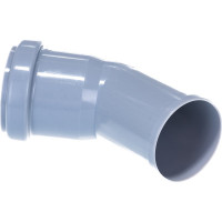 Канализационный отвод RTP 50 мм, 45 градусов, серый 36668