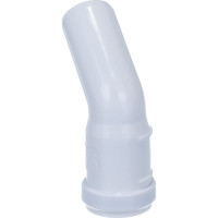 Канализационный отвод RTP 32 мм, 45 градусов, белый 36397