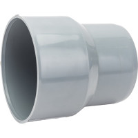 Переход с пластика на чугун RTP с манжетой, 110/124, серый 36644