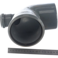 Универсальный отвод RTP 110х50, 87 градусов, фронт-вверх 36651