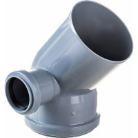 Универсальный отвод RTP 110х50, 45 градусов, правый 36684