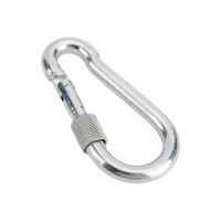 Пожарный карабин с фиксат. КРЕП-КОМП DIN 5299 D м8 25шт кпф8ф