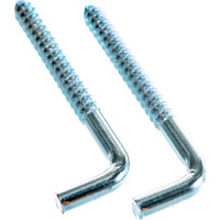 Шуруп с костылём КРЕП-КОМП L-образный 10х100 2шт шгк10100мф