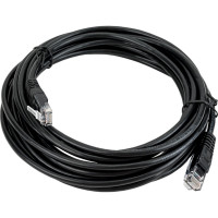 Шнур NETLAN U/UTP 4 пары, категория 5e, PVC, черный, 5м, 10 шт EC-PC4UD55B-BC-PVC-050-BK-10