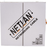 Кабель NETLAN U/UTP 4 пары, категория 5e, внутренний, LSZH, оранжевый, 305м EC-UU004-5E-LSZH-OR