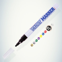 Маркер-краска MunHwa PAINT MARKER SLIM, черная, 2мм 302758 Б0048394