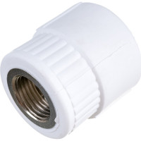 Комбинированная муфта СТМ ПЛАСТ PP-R, с внутренней резьбой, DN 32х1/2 CPSF3212