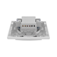 1-клавишный выключатель EKF Минск СП, с индикатором 10А, белый Basic ERV10-121-10