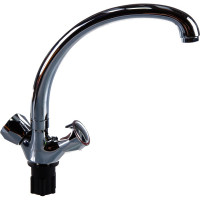 Смеситель для кухни ROEGEN 1/2" м/к, на гайке, усиленный RP024B