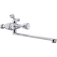 Смеситель для ванны ROEGEN 1/2" м/к, плоский излив RR120B