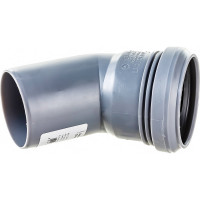 Канализационный отвод АТЛАС ПЛАСТ 45 градусов DN 50 SPCEB4500050