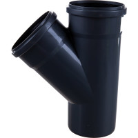 Канализационный тройник АТЛАС ПЛАСТ 45 градусов DN 110 SPCT45110110