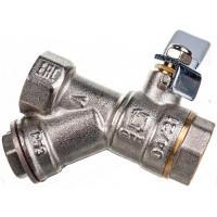 Шаровой кран СТМ СТАНДАРТ 1/2", с фильтром, рычаг CWFFF012