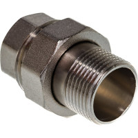 Соединитель СТМ с накидной гайкой, прямой, 3/4", гайка-штуцер CRAS0034