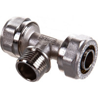 Тройник СТМ наружняя резьба, 20х1/2х20 CTM02012