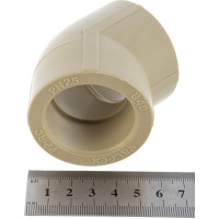 Угольник VALFEX PP-R Дн 40х45°, серый10107040Г 127-0468