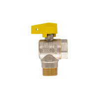 Шаровой угловой кран для газа СТМ ГАЗ 1/2", ш/г, бабочка CGLMFB12