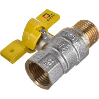 Шаровой кран для газа СТМ ГАЗ 1/2", г/ш, бабочка CGFMB012