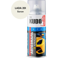 Эмаль автомобильная ремонтная KUDO Белая 201 KU-4007