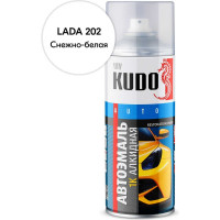Эмаль автомобильная ремонтная KUDO Белая 202 KU-4008