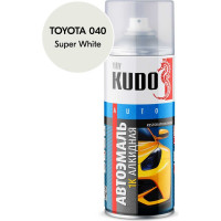 Эмаль автомобильная ремонтная KUDO Toyota 040 Super White KU-42400