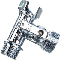 Шаровой кран IVANCI тройникового типа, внутренняя/наружная 1/2"x3/4"x1/2" IVC.102002.N.04