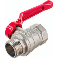 Шаровой кран IVANCI Stable, ручка-рычаг, внутренняя/наружная резьба 1/2" IVC.101215.N.03