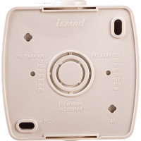 Выключатель Lezard, NATA, с подсветкой, крем 710-0300-111