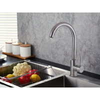 Смеситель для кухни ESKO, Кухня/Kitchen, нержавеющая сталь, K4S