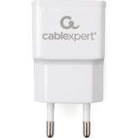 Адаптер питания Cablexpert MP3A-PC-11 100/220V - 5V USB 2 порта 2.1A белый