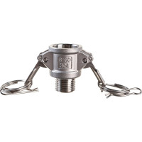 Камлок тип B (розетка; наружная резьба BSP; 12 мм-1/2"; нержавеющая сталь) TITAN LOCK TL50BSS