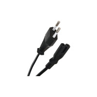 Кабель для аудио-видео техники VCOM IEC-320-C7 розетка EU, 2-pin VDE CE023-CU0.5-1.8M