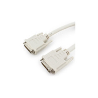 Кабель Cablexpert DVI-D, single link, 19M/19M, 1.8м, серый, экран, ферритовые кольца, пакет CC-DVI-6C