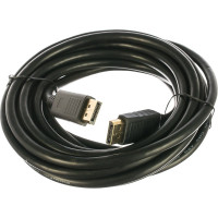Кабель Cablexpert DisplayPort v1.2, 20M/20M, 5м, черный, экран, пакет CC-DP2-5M