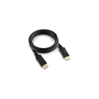Кабель Cablexpert DisplayPort v1.3, 20M/20M, 2м, черный, экран, пакет CC-DP3-2M