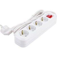 Удлинитель UNIVersal S-304 ПВС 3*1, 4 гнезда, с/з, выключатель 3м 9631990