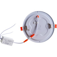 Встраиваемый светильник Ecola LED downlight Круглый даунлайт с драйвером 9W 220V 4200K 145x20 DRRV90ELC