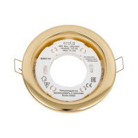 Светильник Ecola GX53 H4 без рефлектора /золотой/ 38x106 /к+/ FG53H4ECB
