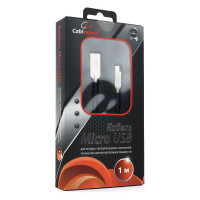 Кабель USB Cablexpert, USB 2.0, AM/microB, длина 1м, синий CC-P-mUSB02Bl-1M