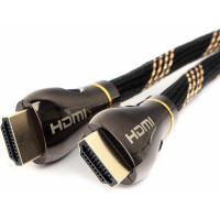 Кабель HDMI Cablexpert, v2.1, 8K, 19M/19M, 2.5м, медь, позол. разъемы, экран, оплетка, черный CCP-HDMI8K-2.5M