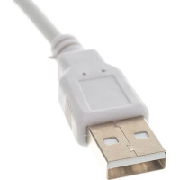 Конвертер Cablexpert PS/2 - USB порт AM/2xPS/2, Pro, 30см, белый, блистер UAPS12