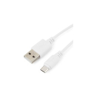 Кабель Cablexpert USB 2.0 AM/micro-BM 5P, 1м, белый, пакет CC-mUSB2-AMBM-1MW