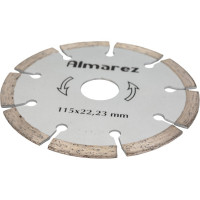 Диск отрезной алмазный Бетон (115х22.23 мм) Almarez 300115