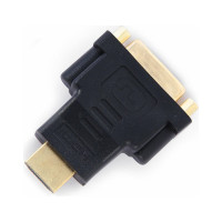 Переходник Cablexpert HDMI-DVI, 19M/25F, пакет, золотые разъемы A-HDMI-DVI-3